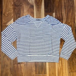 BCBG Maxazria French Terry Cold Shoulder Top